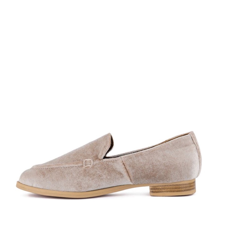 Rag & Co Taupe Luxe Lap Moc Toe Flat Women’s Size 10 Handcrafted - Picture 9 of 13